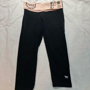 Pink Victoria Secret Yoga Capri Leggings, Women’s size XS